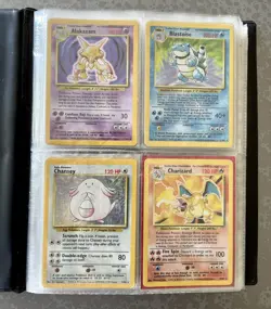 Pokemon Vintage 47 Foil Card Binder Lot Charizard Blastoise Venusaur 1999 - Image 2