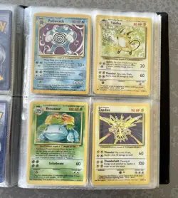 Pokemon Vintage 47 Foil Card Binder Lot Charizard Blastoise Venusaur 1999 - Image 5