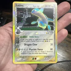 Pokemon TCG Latios Delta Species Holo Rare Card 9/113 MP Condition - Image 1