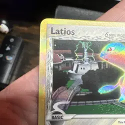 Pokemon TCG Latios Delta Species Holo Rare Card 9/113 MP Condition - Image 2