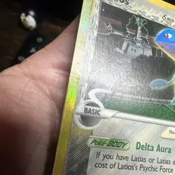 Pokemon TCG Latios Delta Species Holo Rare Card 9/113 MP Condition - Image 4