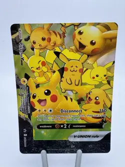 Pikachu v Union Holo Complete Set 4 Black Star Promo Cards - Image 5