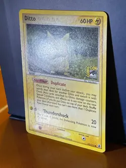 Pokemon Delta Species Ditto (Pikachu) Comic Con Promo Card 63/113 - Vintage Rare - Image 3