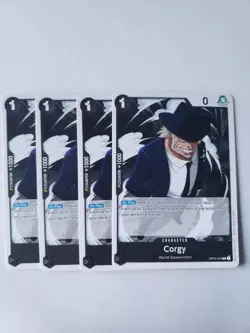 4x Playset NM/M Corgy OP03-083 One Piece Card Game English TCG - Image 1
