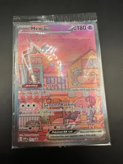 Mew ex SVP 053 Black Star Promo Scarlet And Violet Pokemon Card Sealed - Image 1