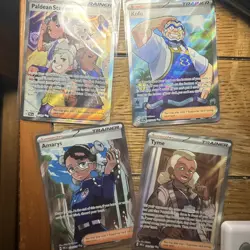 Lot of Four Pokemon Cards Rare Trainers NM - Image 1