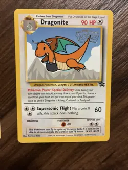 Pokemon The Movie Promotional Cards! Pikachu - Mewtwo - Electrabuzz - Dragonite - Image 5