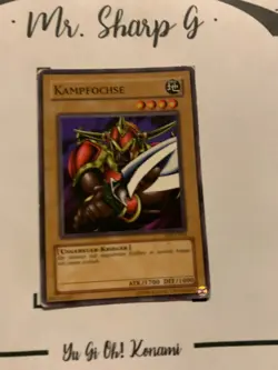 KAMPFOCHSE - SDK-G004 DEUTSCH Yu-Gi-Oh! CARD COMMON KONAMI TCG OCG ORIGINAL 2002 - Image 2