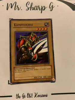 KAMPFOCHSE - SDK-G004 DEUTSCH Yu-Gi-Oh! CARD COMMON KONAMI TCG OCG ORIGINAL 2002 - Image 3