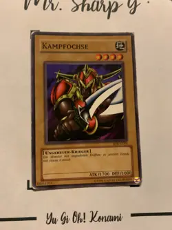 KAMPFOCHSE - SDK-G004 DEUTSCH Yu-Gi-Oh! CARD COMMON KONAMI TCG OCG ORIGINAL 2002 - Image 4
