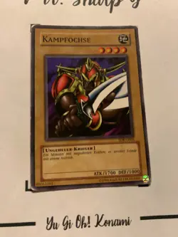 KAMPFOCHSE - SDK-G004 DEUTSCH Yu-Gi-Oh! CARD COMMON KONAMI TCG OCG ORIGINAL 2002 - Image 5