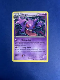 Gengar 60/162 2015 XY Breakthrough Set Pokemon Card TCG Nintendo Holo Rare - Image 1