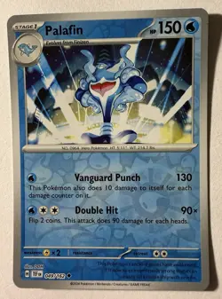 Palafin 049/162 Reverse Holo TEF Temporal Forces Pokemon Card NM - Image 1