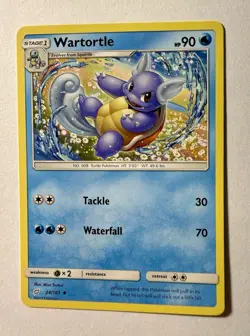 Wartortle 24/181 SM - Team Up LP Pokemon Card TCG - Image 1