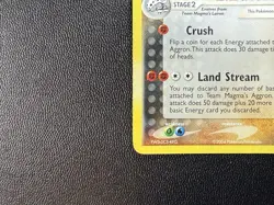 Pokemon TCG Team Magma's Aggron Holo Rare Card 7/95 💫SWIRL💫 - Image 4