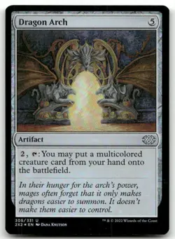 Dragon Arch #305 (Foil) (NM) Double Masters 2022 2X2 Magic MTG - Image 1