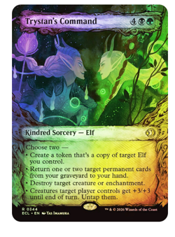 Trystan's Command - Foil - Showcase Lorwyn Eclipsed MTG - Image 1
