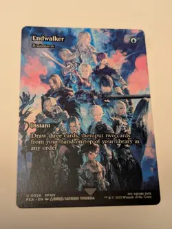 Endwalker - Borderless - Final Fantasy - FCA U 0028 - Magic The Gathering MTG - Image 1
