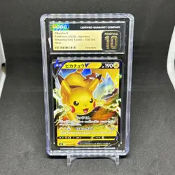Pikachu V 030/100 Amazing Volt Tackle Japanese CGC Pristine 10 Pokemon - Image 1