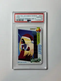 1998 POKEMON JPN BANDAI CARDDASS VENDING SER 4 JYNX PSA 10 GEM MINT - Image 1