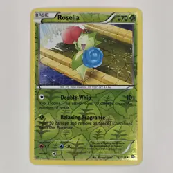 Roselia 12/124 Reverse Holo Uncommon BW Dragons Exalted LP Pokemon - Image 1