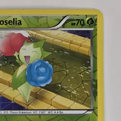 Roselia 12/124 Reverse Holo Uncommon BW Dragons Exalted LP Pokemon - Image 3