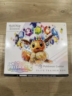 Pokemon Prismatic Evolutions Pokemon Center Elite Trainer Box PC ETB SHIPS NOW - Image 1