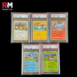 PSA 10 POKEMON FUTSAL 2020 ON THE BALL FULL SET - PIKACHU EEVEE SCORBUNNY, ETC. - Image 1