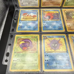 Pokemon 1999 1st Edition Fossil Jungle base set Page - Image 2