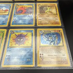 Pokemon 1999 1st Edition Fossil Jungle base set Page - Image 3