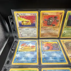Pokemon 1999 1st Edition Fossil Jungle base set Page - Image 5