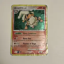 Arcanine (#1/111) - Holofoil DP - Rising Rivals HP Pokemon DMG - Image 1