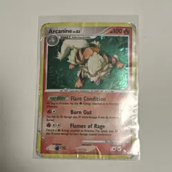 Arcanine (#1/111) - Holofoil DP - Rising Rivals HP Pokemon DMG - Image 3