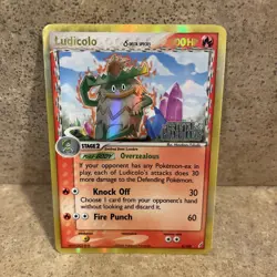 Ludicolo 6/100 Delta Species Rare Holo Stamped Crystal Guardians 2006 Pokemon LP - Image 2