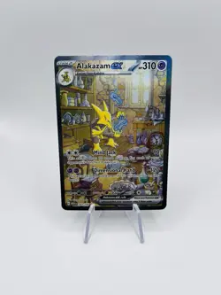 Pokemon Tcg Alakazam ex 201/165 Scarlet & Violet 151 Special Illustration Rare - Image 1