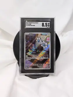 2025 POKEMON BLK EN-BLACK BOLT ILLUSTRATION RARE #139 KLINK SGC 8.5 - Image 1