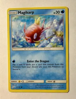 Pokemon TCG Magikarp 29/181 SM Team Up Regular Common - Image 1