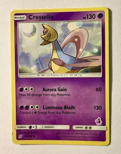 Cresselia - (Mewtwo Stamped) 087/236 Pokemon Battle Academy Regular LP - Image 1