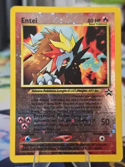 Pokemon TCG: Entei (Reverse Holo) - 34 - WOTC Black Star Promos - MP - Image 3