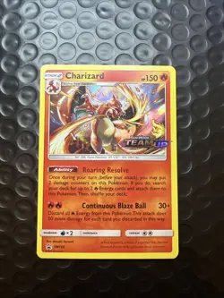 PRERELEASE Charizard HOLO PROMO Pokemon SM158 SM Team Up Holographic Foil - NM - Image 1