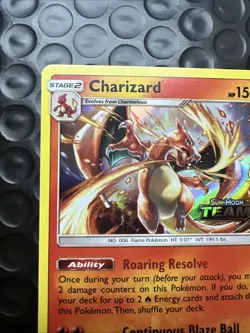 PRERELEASE Charizard HOLO PROMO Pokemon SM158 SM Team Up Holographic Foil - NM - Image 2