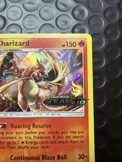 PRERELEASE Charizard HOLO PROMO Pokemon SM158 SM Team Up Holographic Foil - NM - Image 3