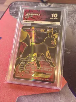 Umbreon EX 119/124 - Full Art Pokemon 2016 XY Fates Collide - ACE 10 (Pop 10) - Image 3