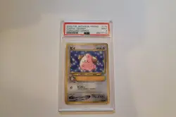 Pokemon Japanese Cleffa No.173 Glossy Corocoro Comics Promo PSA 9 Mint - Image 1