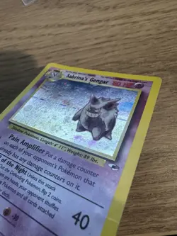 Pokemon TCG Sabrina’s Gengar Gym Heroes 14/132 Holo Rare MP - Image 3