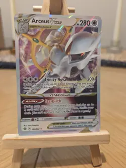 Pokemon TCG Arceus VSTAR BRS 123/172 Sword & Shield Brilliant Stars Holo LP - Image 1