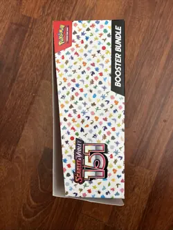 Pokemon Scarlet & Violet EMPTY 151 Booster Bundle Display BOX ONLY - Image 3