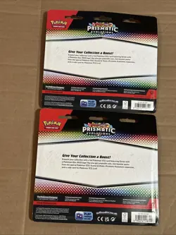 Pokemon TCG: Prismatic Evolutions: 2 pack Blister [Eevee] New Sealed Lot of 2 - Image 2