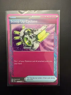 Pokemon 2024 Twilight Masquerade Ace Spec Scoop Up Cyclone #162/167 NM - Image 1