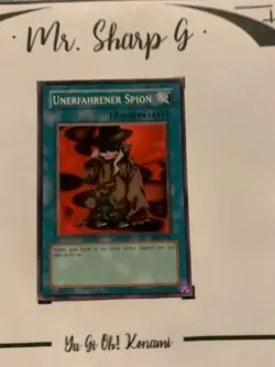 UNERFAHRENER SPION - SDK-G034 DEUTSCH Yu-Gi-Oh! CARD COMMON KONAMI TCG OCG 2002 - Image 2